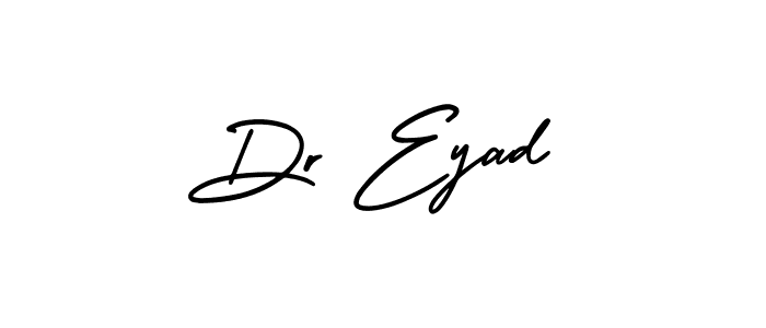 AmerikaSignatureDemo-Regular is a professional signature style that is perfect for those who want to add a touch of class to their signature. It is also a great choice for those who want to make their signature more unique. Get Dr Eyad name to fancy signature for free. Dr Eyad signature style 3 images and pictures png