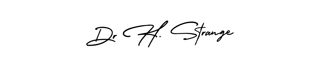 Design your own signature with our free online signature maker. With this signature software, you can create a handwritten (AmerikaSignatureDemo-Regular) signature for name Dr H. Strange. Dr H. Strange signature style 3 images and pictures png