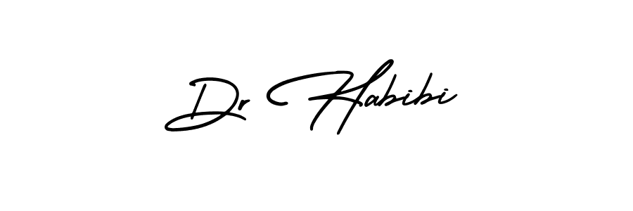 How to make Dr Habibi signature? AmerikaSignatureDemo-Regular is a professional autograph style. Create handwritten signature for Dr Habibi name. Dr Habibi signature style 3 images and pictures png