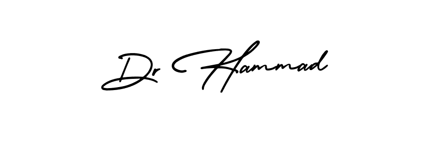 Make a beautiful signature design for name Dr Hammad. With this signature (AmerikaSignatureDemo-Regular) style, you can create a handwritten signature for free. Dr Hammad signature style 3 images and pictures png