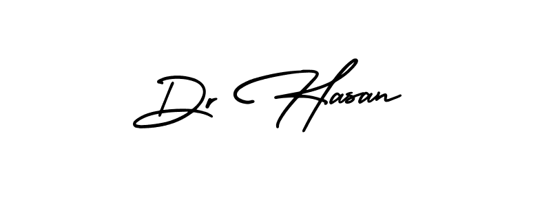 How to Draw Dr Hasan signature style? AmerikaSignatureDemo-Regular is a latest design signature styles for name Dr Hasan. Dr Hasan signature style 3 images and pictures png