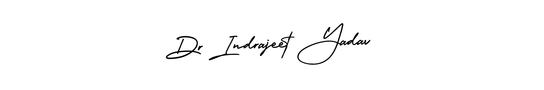 The best way (AmerikaSignatureDemo-Regular) to make a short signature is to pick only two or three words in your name. The name Dr Indrajeet Yadav include a total of six letters. For converting this name. Dr Indrajeet Yadav signature style 3 images and pictures png