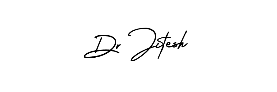 This is the best signature style for the Dr Jitesh name. Also you like these signature font (AmerikaSignatureDemo-Regular). Mix name signature. Dr Jitesh signature style 3 images and pictures png