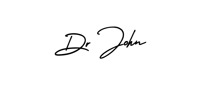 Make a beautiful signature design for name Dr John. With this signature (AmerikaSignatureDemo-Regular) style, you can create a handwritten signature for free. Dr John signature style 3 images and pictures png