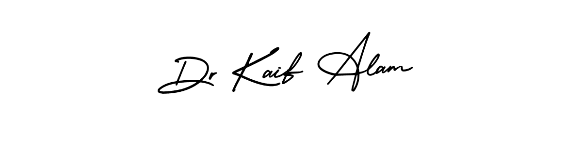 Make a beautiful signature design for name Dr Kaif Alam. With this signature (AmerikaSignatureDemo-Regular) style, you can create a handwritten signature for free. Dr Kaif Alam signature style 3 images and pictures png