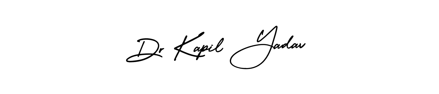 Use a signature maker to create a handwritten signature online. With this signature software, you can design (AmerikaSignatureDemo-Regular) your own signature for name Dr Kapil Yadav. Dr Kapil Yadav signature style 3 images and pictures png