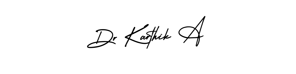 Also You can easily find your signature by using the search form. We will create Dr Karthik A name handwritten signature images for you free of cost using AmerikaSignatureDemo-Regular sign style. Dr Karthik A signature style 3 images and pictures png