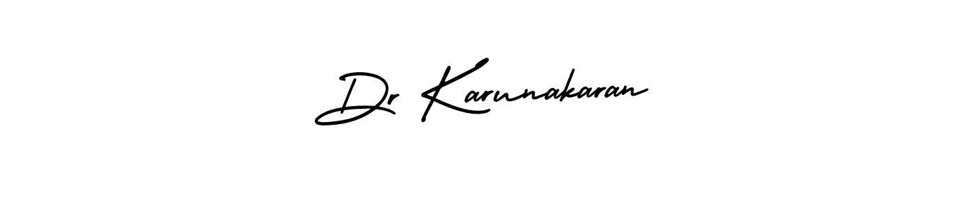 Also we have Dr Karunakaran name is the best signature style. Create professional handwritten signature collection using AmerikaSignatureDemo-Regular autograph style. Dr Karunakaran signature style 3 images and pictures png