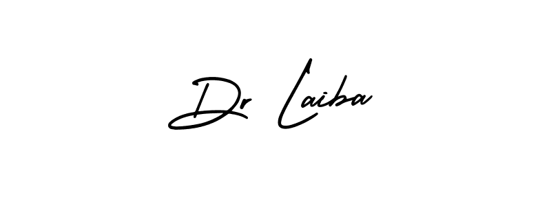 Also we have Dr Laiba name is the best signature style. Create professional handwritten signature collection using AmerikaSignatureDemo-Regular autograph style. Dr Laiba signature style 3 images and pictures png