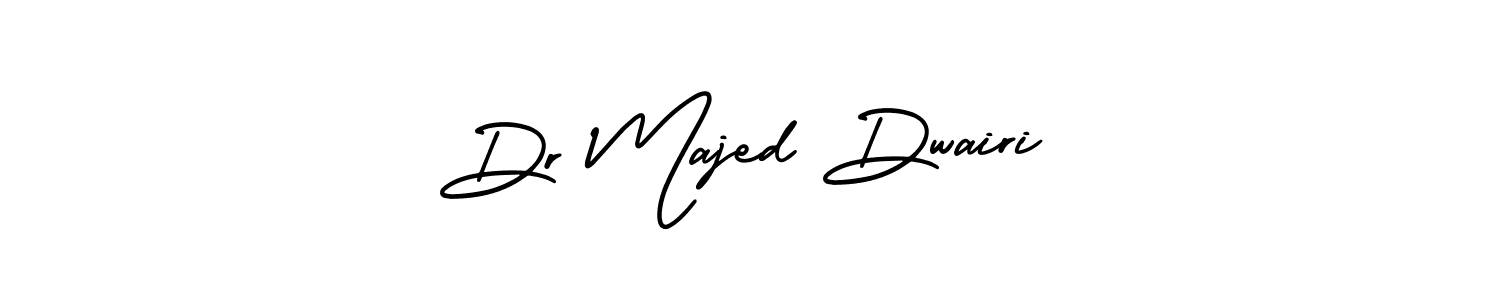Make a beautiful signature design for name Dr Majed Dwairi. With this signature (AmerikaSignatureDemo-Regular) style, you can create a handwritten signature for free. Dr Majed Dwairi signature style 3 images and pictures png
