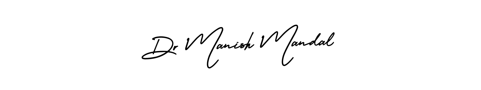 Create a beautiful signature design for name Dr Manish Mandal. With this signature (AmerikaSignatureDemo-Regular) fonts, you can make a handwritten signature for free. Dr Manish Mandal signature style 3 images and pictures png