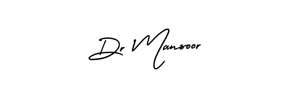 How to make Dr Mansoor signature? AmerikaSignatureDemo-Regular is a professional autograph style. Create handwritten signature for Dr Mansoor name. Dr Mansoor signature style 3 images and pictures png