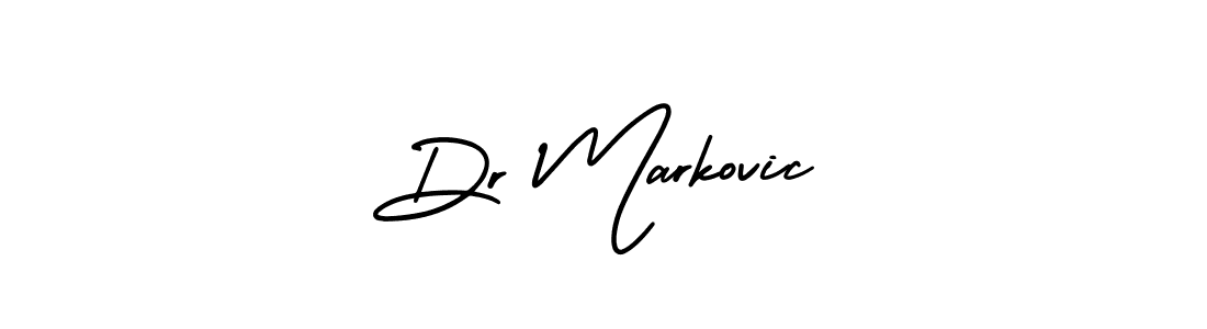 Use a signature maker to create a handwritten signature online. With this signature software, you can design (AmerikaSignatureDemo-Regular) your own signature for name Dr Markovic. Dr Markovic signature style 3 images and pictures png
