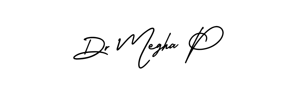 Also You can easily find your signature by using the search form. We will create Dr Megha P name handwritten signature images for you free of cost using AmerikaSignatureDemo-Regular sign style. Dr Megha P signature style 3 images and pictures png
