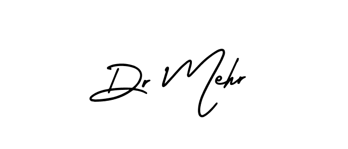 Design your own signature with our free online signature maker. With this signature software, you can create a handwritten (AmerikaSignatureDemo-Regular) signature for name Dr Mehr. Dr Mehr signature style 3 images and pictures png