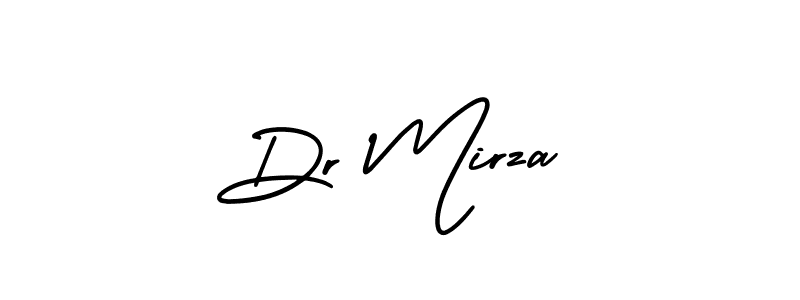 Dr Mirza stylish signature style. Best Handwritten Sign (AmerikaSignatureDemo-Regular) for my name. Handwritten Signature Collection Ideas for my name Dr Mirza. Dr Mirza signature style 3 images and pictures png