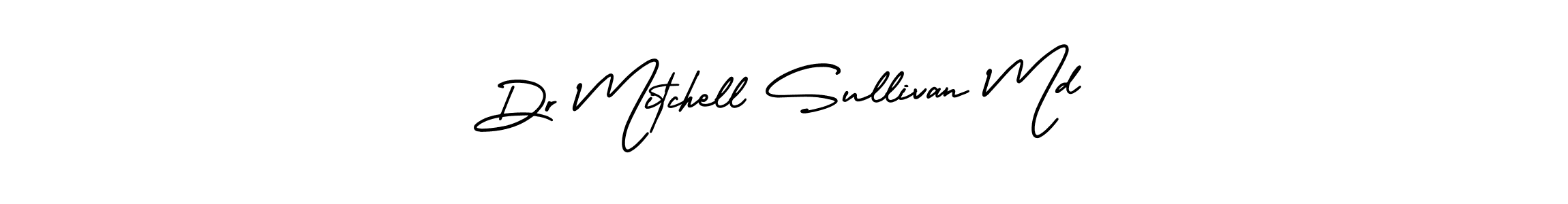 You should practise on your own different ways (AmerikaSignatureDemo-Regular) to write your name (Dr Mitchell Sullivan Md) in signature. don't let someone else do it for you. Dr Mitchell Sullivan Md signature style 3 images and pictures png