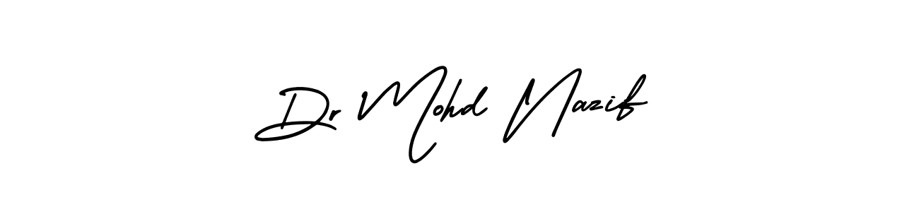 if you are searching for the best signature style for your name Dr Mohd Nazif. so please give up your signature search. here we have designed multiple signature styles  using AmerikaSignatureDemo-Regular. Dr Mohd Nazif signature style 3 images and pictures png