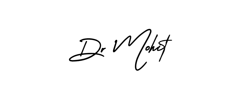 Make a beautiful signature design for name Dr Mohit. With this signature (AmerikaSignatureDemo-Regular) style, you can create a handwritten signature for free. Dr Mohit signature style 3 images and pictures png