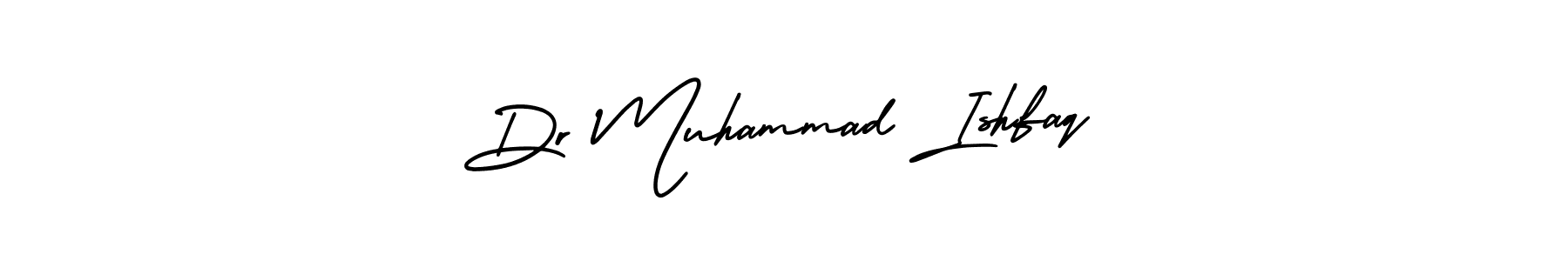 Make a beautiful signature design for name Dr Muhammad Ishfaq. With this signature (AmerikaSignatureDemo-Regular) style, you can create a handwritten signature for free. Dr Muhammad Ishfaq signature style 3 images and pictures png