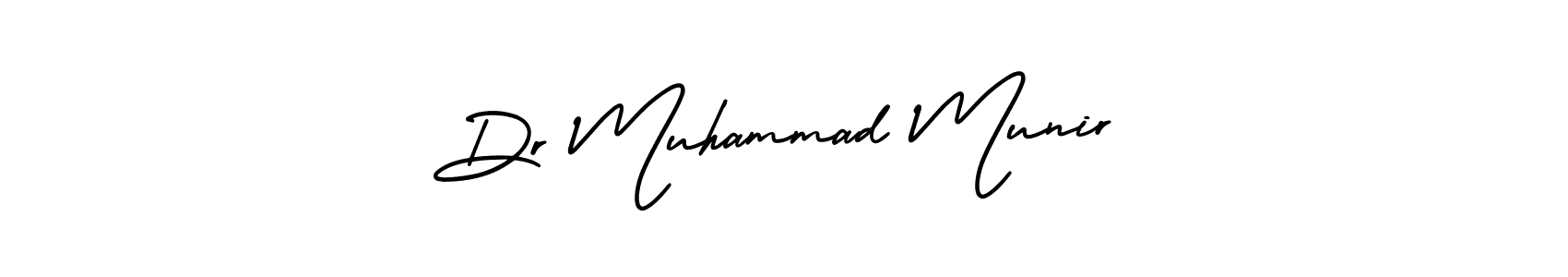 Make a short Dr Muhammad Munir signature style. Manage your documents anywhere anytime using AmerikaSignatureDemo-Regular. Create and add eSignatures, submit forms, share and send files easily. Dr Muhammad Munir signature style 3 images and pictures png