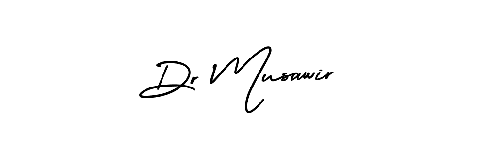 You should practise on your own different ways (AmerikaSignatureDemo-Regular) to write your name (Dr Musawir) in signature. don't let someone else do it for you. Dr Musawir signature style 3 images and pictures png