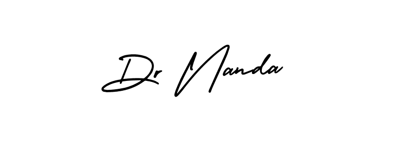 Make a short Dr Nanda signature style. Manage your documents anywhere anytime using AmerikaSignatureDemo-Regular. Create and add eSignatures, submit forms, share and send files easily. Dr Nanda signature style 3 images and pictures png