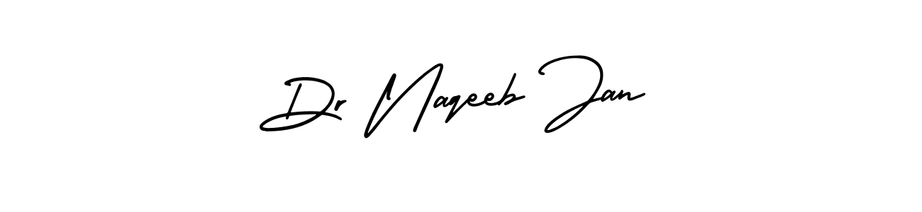 Use a signature maker to create a handwritten signature online. With this signature software, you can design (AmerikaSignatureDemo-Regular) your own signature for name Dr Naqeeb Jan. Dr Naqeeb Jan signature style 3 images and pictures png