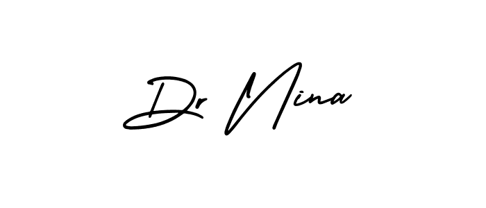 You can use this online signature creator to create a handwritten signature for the name Dr Nina. This is the best online autograph maker. Dr Nina signature style 3 images and pictures png