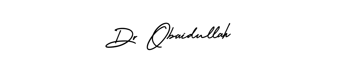 How to make Dr Obaidullah name signature. Use AmerikaSignatureDemo-Regular style for creating short signs online. This is the latest handwritten sign. Dr Obaidullah signature style 3 images and pictures png