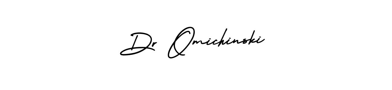 This is the best signature style for the Dr Omichinski name. Also you like these signature font (AmerikaSignatureDemo-Regular). Mix name signature. Dr Omichinski signature style 3 images and pictures png