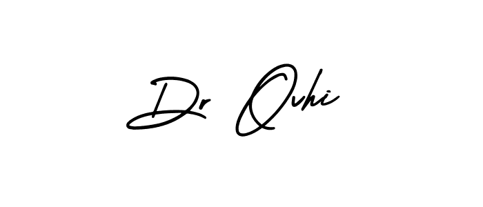 Design your own signature with our free online signature maker. With this signature software, you can create a handwritten (AmerikaSignatureDemo-Regular) signature for name Dr Ovhi. Dr Ovhi signature style 3 images and pictures png