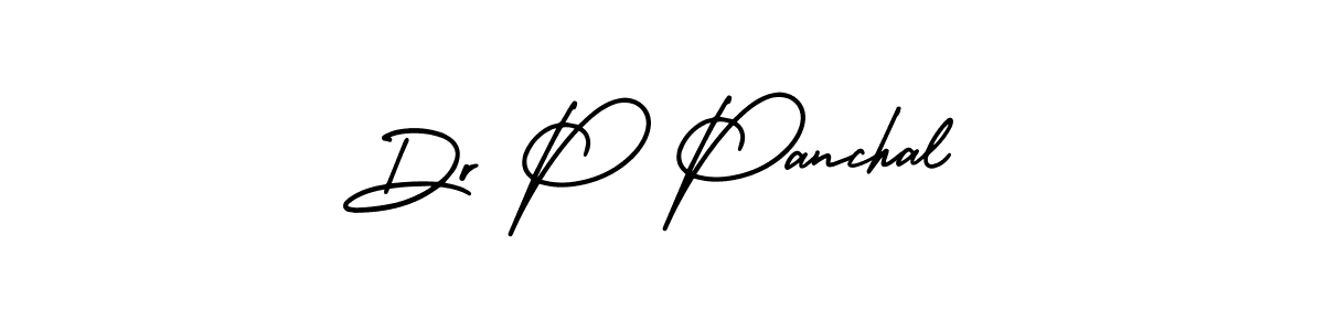 Create a beautiful signature design for name Dr P Panchal. With this signature (AmerikaSignatureDemo-Regular) fonts, you can make a handwritten signature for free. Dr P Panchal signature style 3 images and pictures png