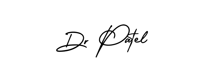 Also You can easily find your signature by using the search form. We will create Dr Patel name handwritten signature images for you free of cost using AmerikaSignatureDemo-Regular sign style. Dr Patel signature style 3 images and pictures png