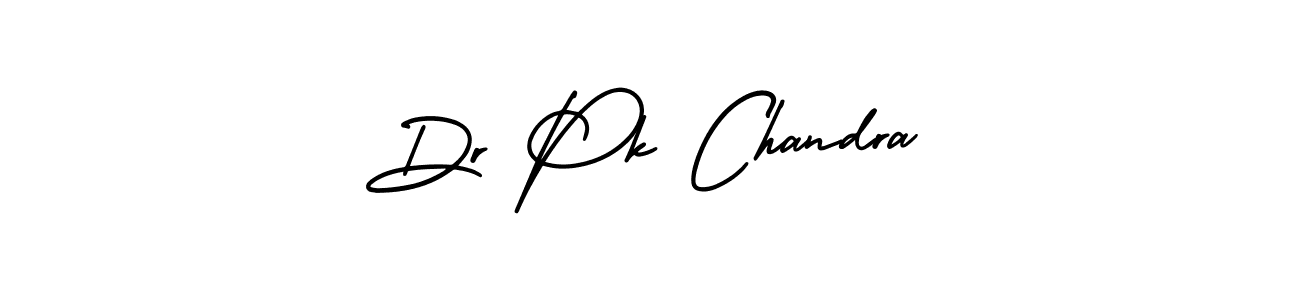 Create a beautiful signature design for name Dr Pk Chandra. With this signature (AmerikaSignatureDemo-Regular) fonts, you can make a handwritten signature for free. Dr Pk Chandra signature style 3 images and pictures png
