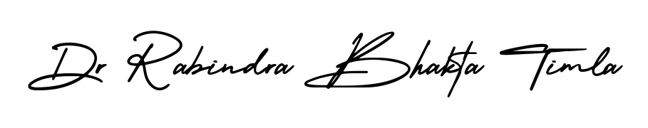 Make a beautiful signature design for name Dr Rabindra Bhakta Timla. With this signature (AmerikaSignatureDemo-Regular) style, you can create a handwritten signature for free. Dr Rabindra Bhakta Timla signature style 3 images and pictures png