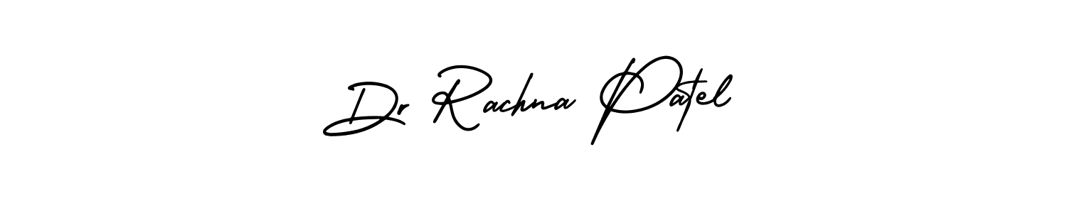 Also You can easily find your signature by using the search form. We will create Dr Rachna Patel name handwritten signature images for you free of cost using AmerikaSignatureDemo-Regular sign style. Dr Rachna Patel signature style 3 images and pictures png