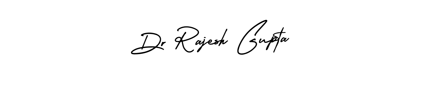 Make a beautiful signature design for name Dr Rajesh Gupta. With this signature (AmerikaSignatureDemo-Regular) style, you can create a handwritten signature for free. Dr Rajesh Gupta signature style 3 images and pictures png