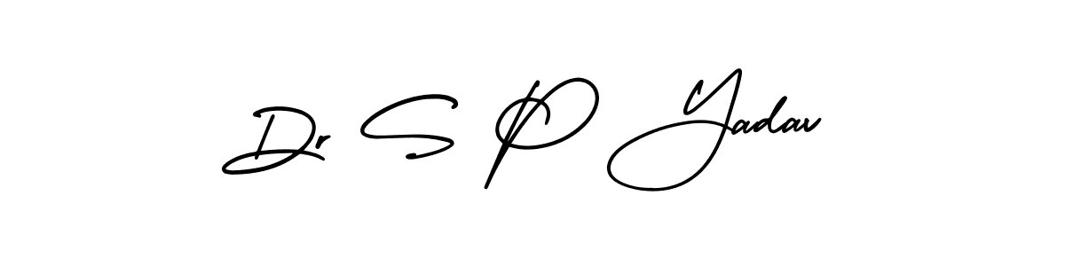 Use a signature maker to create a handwritten signature online. With this signature software, you can design (AmerikaSignatureDemo-Regular) your own signature for name Dr S P Yadav. Dr S P Yadav signature style 3 images and pictures png
