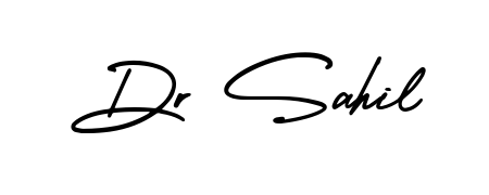 Also You can easily find your signature by using the search form. We will create Dr Sahil name handwritten signature images for you free of cost using AmerikaSignatureDemo-Regular sign style. Dr Sahil signature style 3 images and pictures png