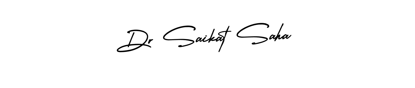 Check out images of Autograph of Dr Saikat Saha name. Actor Dr Saikat Saha Signature Style. AmerikaSignatureDemo-Regular is a professional sign style online. Dr Saikat Saha signature style 3 images and pictures png