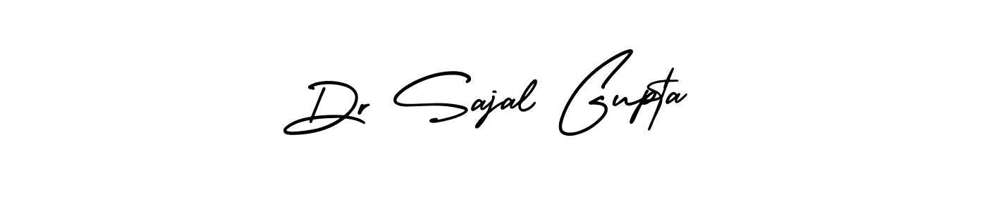 This is the best signature style for the Dr Sajal Gupta name. Also you like these signature font (AmerikaSignatureDemo-Regular). Mix name signature. Dr Sajal Gupta signature style 3 images and pictures png