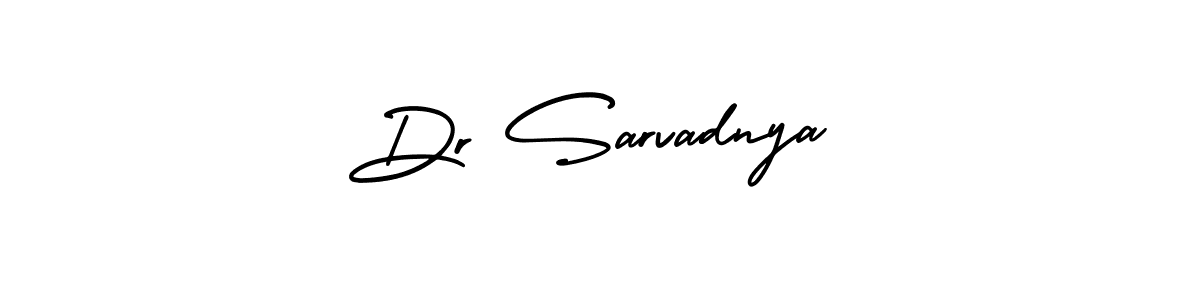 Dr Sarvadnya stylish signature style. Best Handwritten Sign (AmerikaSignatureDemo-Regular) for my name. Handwritten Signature Collection Ideas for my name Dr Sarvadnya. Dr Sarvadnya signature style 3 images and pictures png