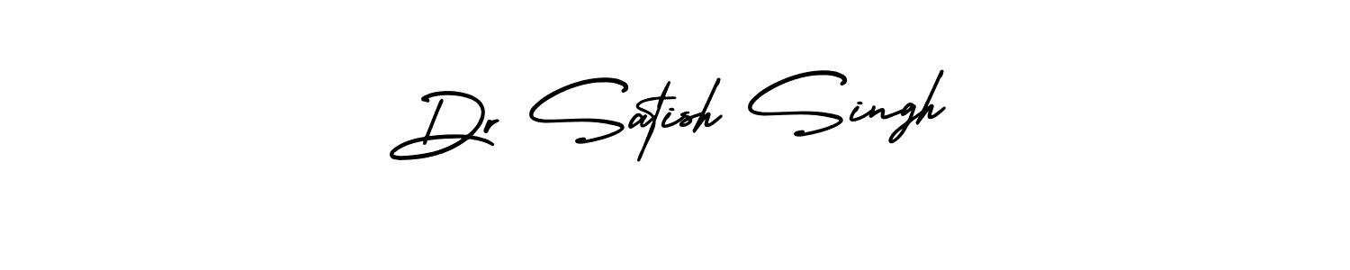Design your own signature with our free online signature maker. With this signature software, you can create a handwritten (AmerikaSignatureDemo-Regular) signature for name Dr Satish Singh. Dr Satish Singh signature style 3 images and pictures png