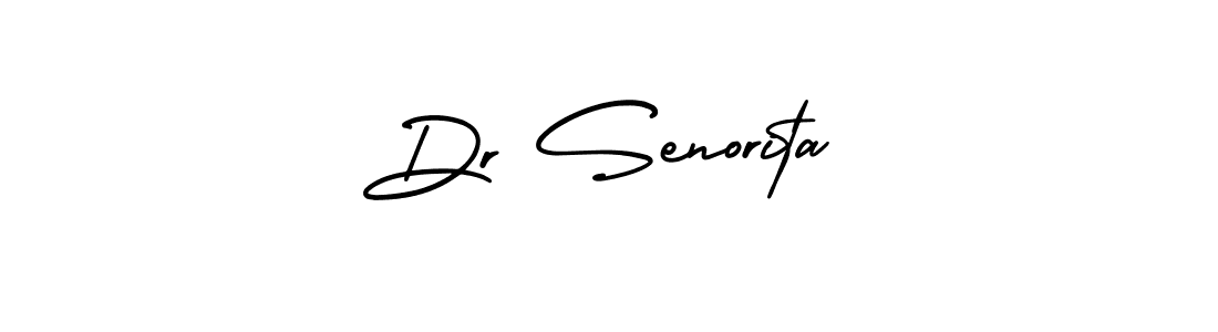 How to make Dr Senorita signature? AmerikaSignatureDemo-Regular is a professional autograph style. Create handwritten signature for Dr Senorita name. Dr Senorita signature style 3 images and pictures png