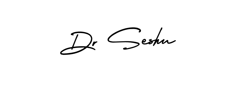 The best way (AmerikaSignatureDemo-Regular) to make a short signature is to pick only two or three words in your name. The name Dr Seshu include a total of six letters. For converting this name. Dr Seshu signature style 3 images and pictures png