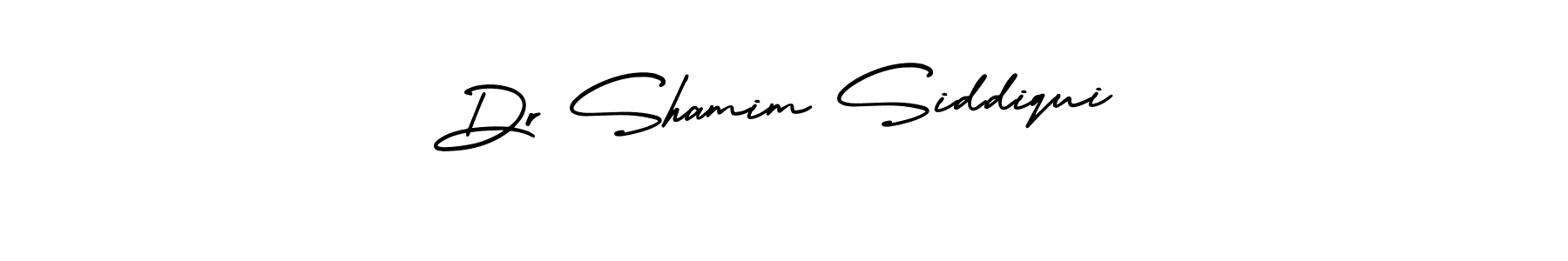 The best way (AmerikaSignatureDemo-Regular) to make a short signature is to pick only two or three words in your name. The name Dr Shamim Siddiqui include a total of six letters. For converting this name. Dr Shamim Siddiqui signature style 3 images and pictures png