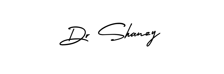 How to make Dr Shanzy name signature. Use AmerikaSignatureDemo-Regular style for creating short signs online. This is the latest handwritten sign. Dr Shanzy signature style 3 images and pictures png