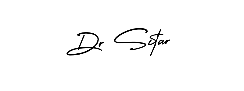 Make a beautiful signature design for name Dr Sitar. With this signature (AmerikaSignatureDemo-Regular) style, you can create a handwritten signature for free. Dr Sitar signature style 3 images and pictures png