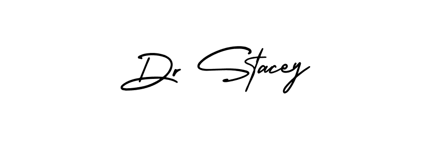 You should practise on your own different ways (AmerikaSignatureDemo-Regular) to write your name (Dr Stacey) in signature. don't let someone else do it for you. Dr Stacey signature style 3 images and pictures png